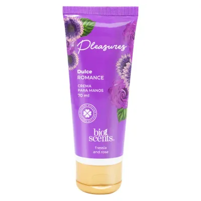 CREMA PARA MANOS TUBO 70 ML PLEASURES DULCE ROMANCE
