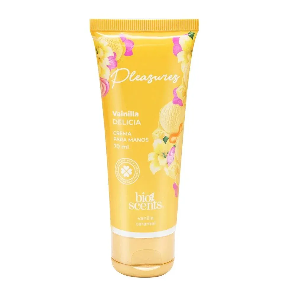 CREMA PARA MANOS TUBO 70 ML PLEASURES VAINILLA DELICIA