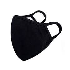 CUBREBOCAS TELA 1 PZA NEGRO SOS FAMILY
