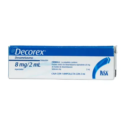 DECOREX 8 MG/2 ML AMP