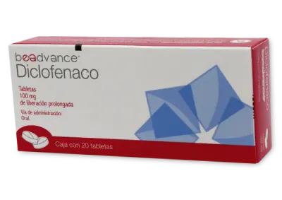 DICLOFENACO 100 MG 20 GRAGEAS BEADVANCE