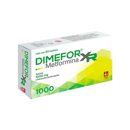 DIMEFOR XR 1000 MG 30 TAB