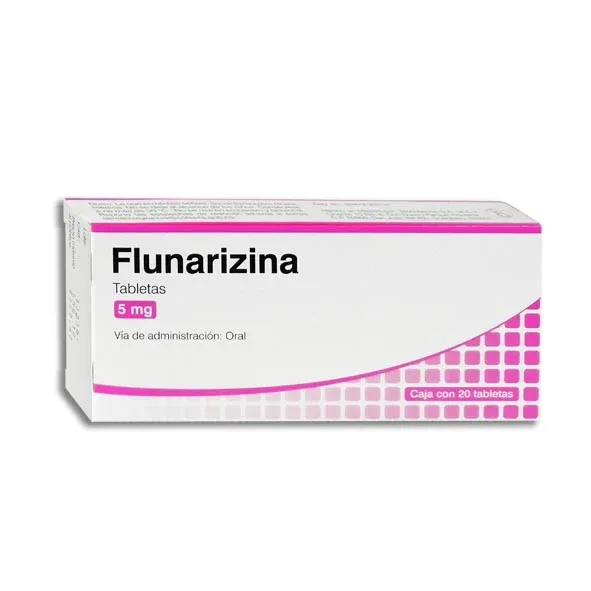 FLUNARIZINA 20 TAB 5 MG ATLANTIS