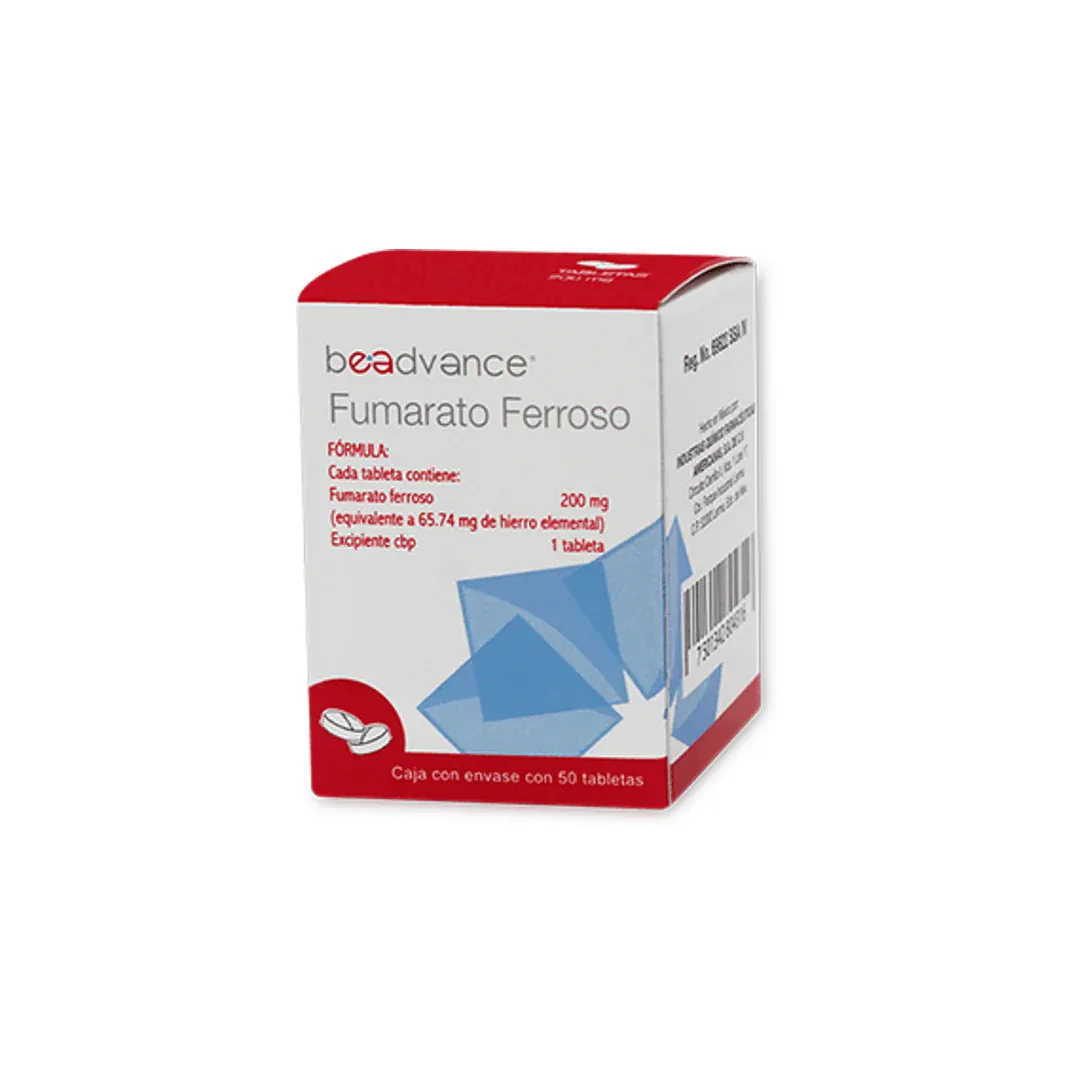 FUMARATO FERROSO 200 MG 50 TAB BEADVANCE