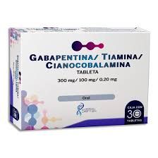 GABAPENTINA, TIAMIMA, CIANOCOBALAMINA 300/100/.20 MG 30 TAB SERRAL