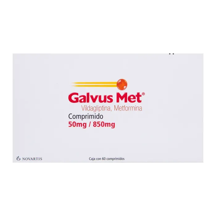 GALVUS MET 50/850 MG 60 COMPR