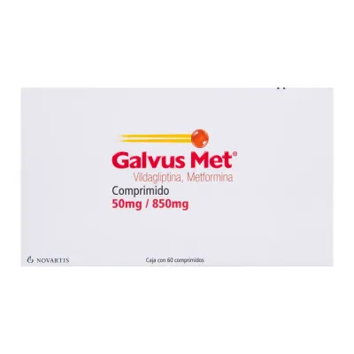 GALVUS MET 50/850 MG 60 COMPR