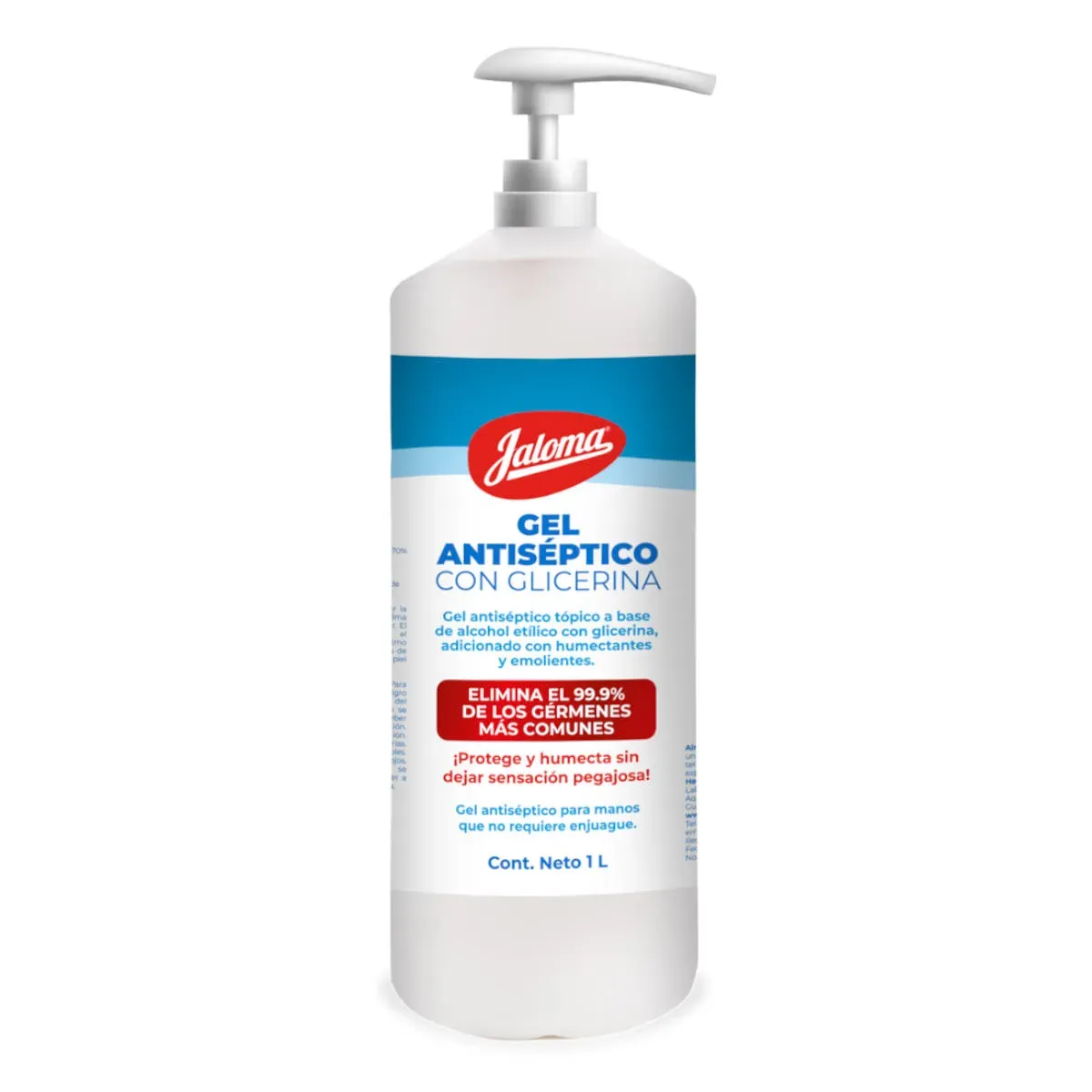 GEL ANTISÉPTICO PARA MANOS CON GLICERINA SPRAY L JALOMA