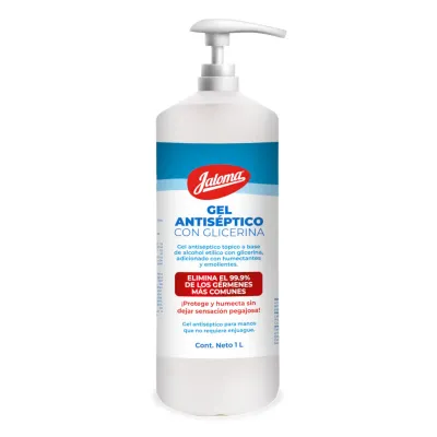 GEL ANTISÉPTICO PARA MANOS CON GLICERINA SPRAY L JALOMA