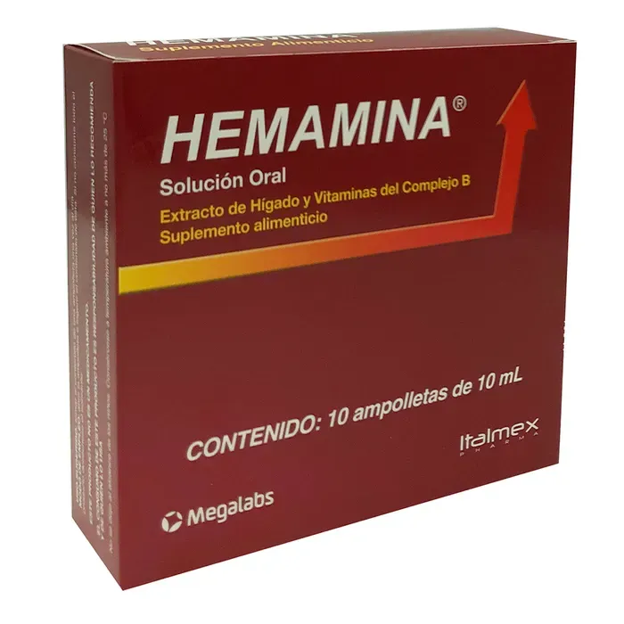 HEMAMINA ORAL 10 ML 10 AMP