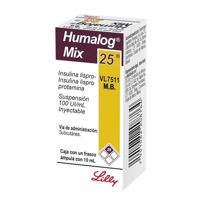 HUMALOG MIX VL7511 25 100 UI/ML 10 ML
