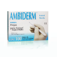 HOJA PARA BISTURÍ ACERO AL CARBON NO. 11 PIEZA AMBIDERM