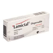 LAMICTAL 100 MG 28 TAB DISPERSABLES