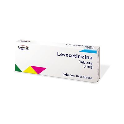 LEVOCETIRIZINA 5 MG 10 TAB CAMBER