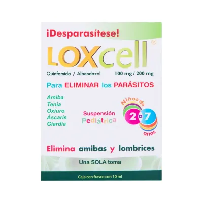 LOXCELL 100/200 MG PEDIATRICO FCO 10 ML