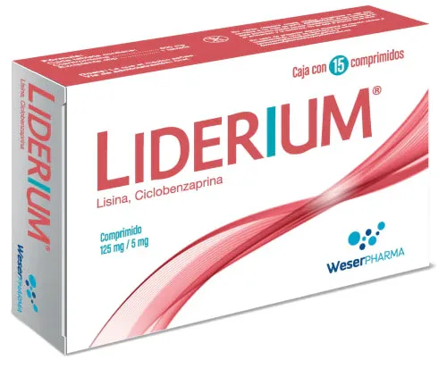 LIDERIUM 125/5 MG 15 COMP