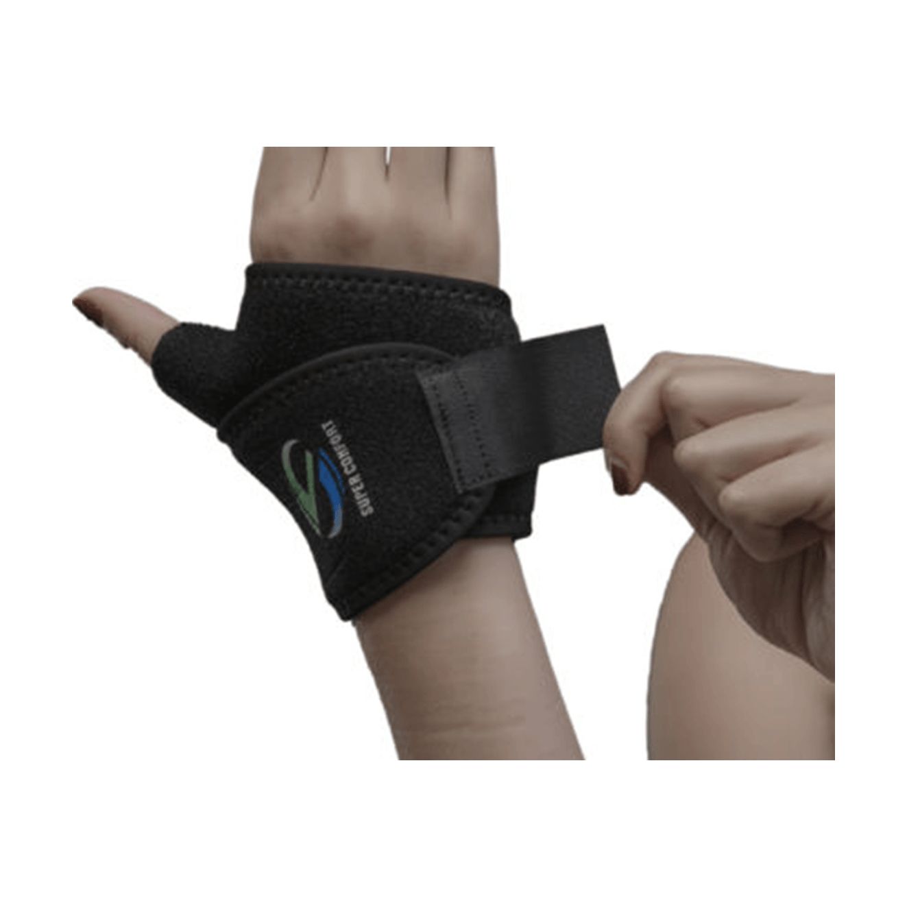 MUÑEQUERA BOOMERANG PARA PULGAR PZA SUPER CONFORT