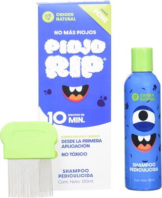 PIOJO RIP PZA PEINE DE ACERO, SHAMPOO 120 ML