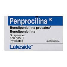 PENPROCILINA 800,000 IM, PARENTAL AMP