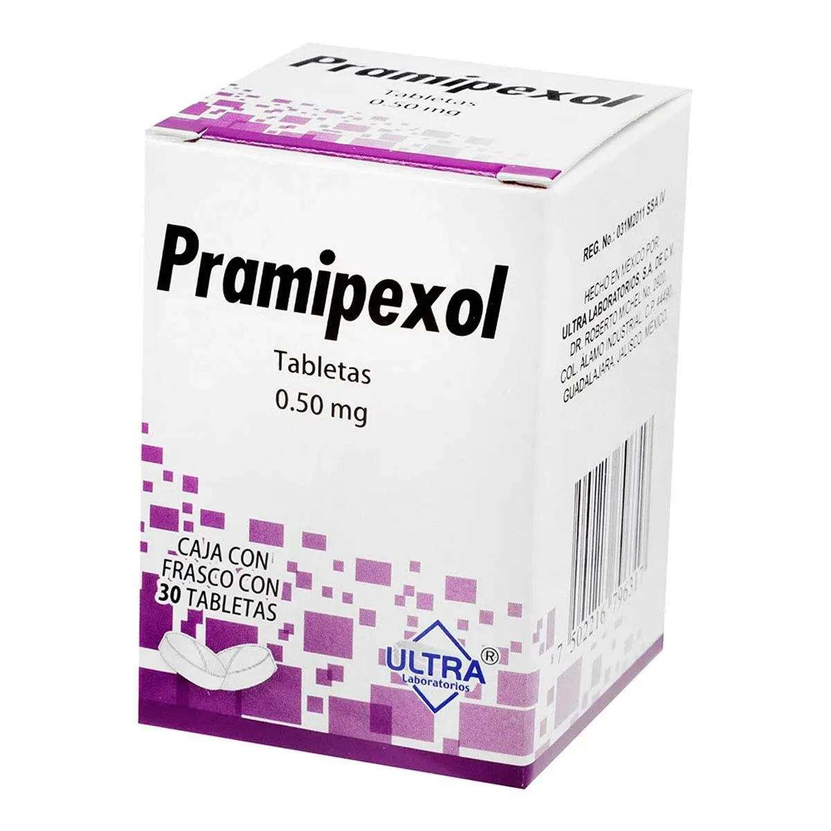 PRAMIPEXOL 0.50 MG 30 TAB ULTRA