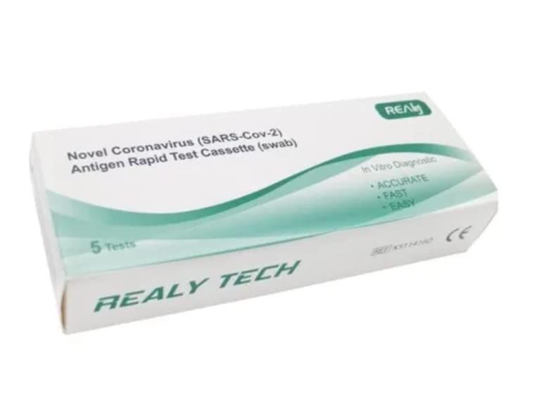 PRUEBA COVID REALY TECH ANTIGENO 5 TEST