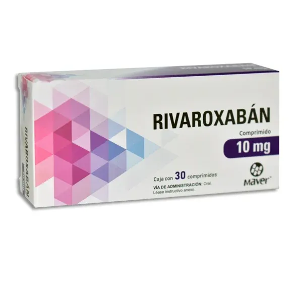 RIVAROXABAN 10 MG 30 COMP MAVER