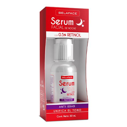 SERUM FACIAL NOCHE RETINOL 0.5%  FCO 30 ML BELAFACE