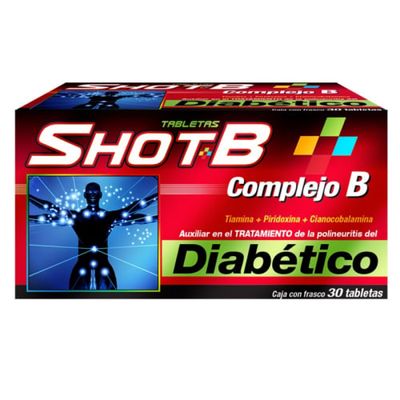 SHOT B DIABETIC 100 MG 30 TAB