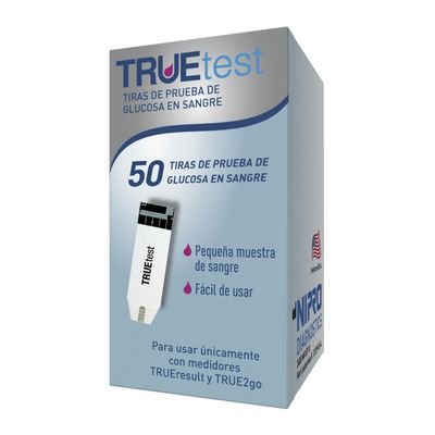 TRUETEST CAJA 50 TIRAS REACTIVAS