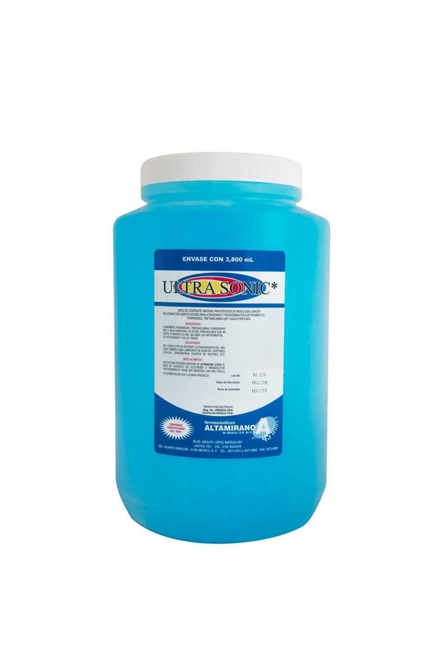 ULTRA SONIC ENVASE 3,8000 ML
