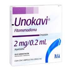 UNOKAVI 2 MG/0.2 ML AMP EMULSION