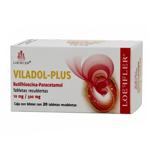 VILADOL PLUS 10/500 MG 20 TAB