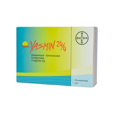 YASMIN 24/04 3/0.02 MG 28 COMP