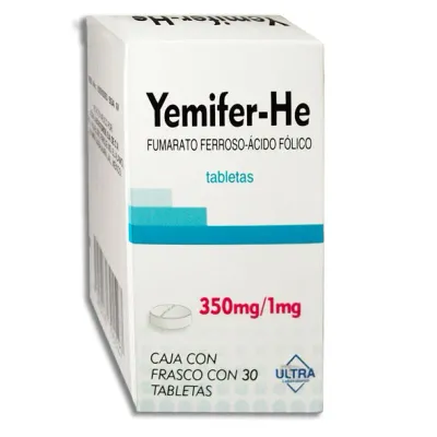 YEMIFER-HE 350/1 MG 30 TAB