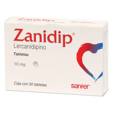 ZANIDIP 10 MG 30 TAB