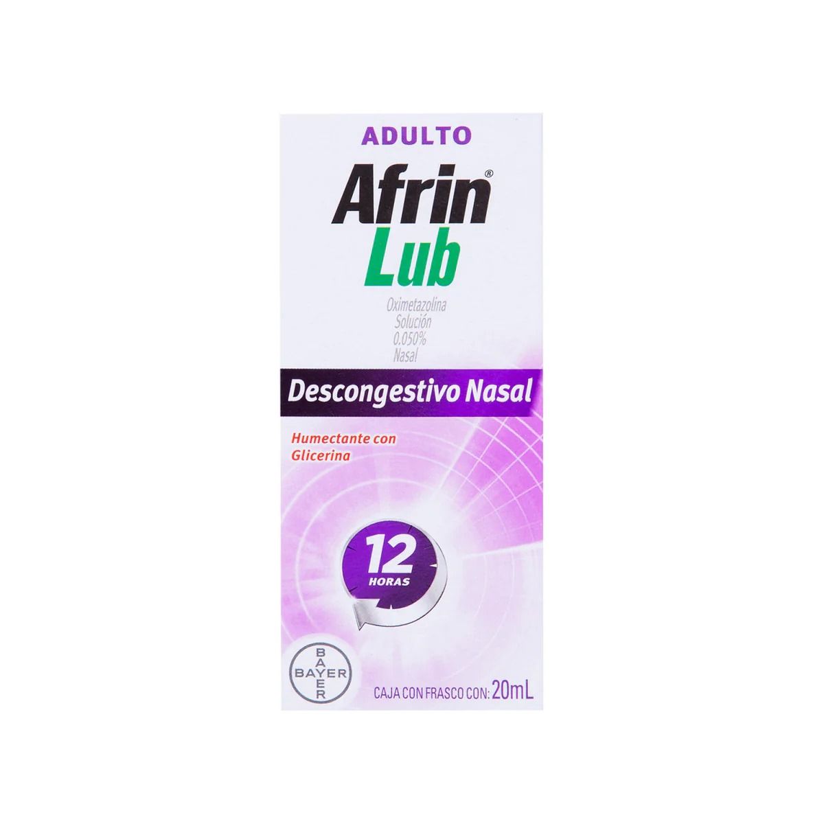 AFRIN LUB ADULTO 0.050% FCO 20 ML