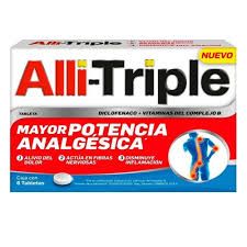 ALLI-TRIPLE 50/.25/50/50 MG 6 TAB