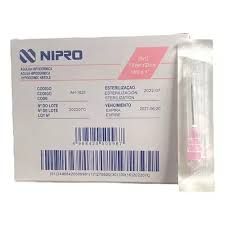 AGUJA HIPODÉRMICA 18Gx1&quot;(25MM) 100 PZAS NIPRO