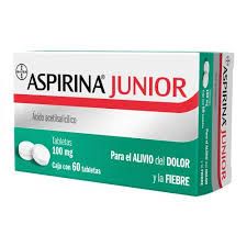 ASPIRINA JUNIOR 100 MG 60 TAB