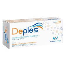 DEPLES 50/3/300 MG 24 CAP
