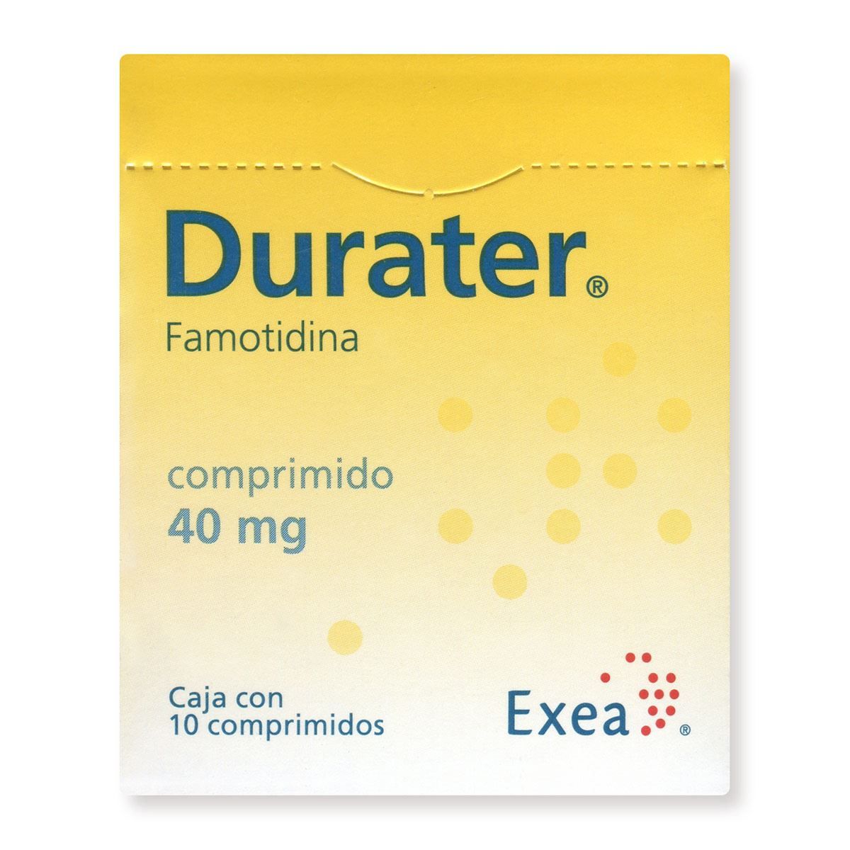 DURATER 40 MG 10 COMPR