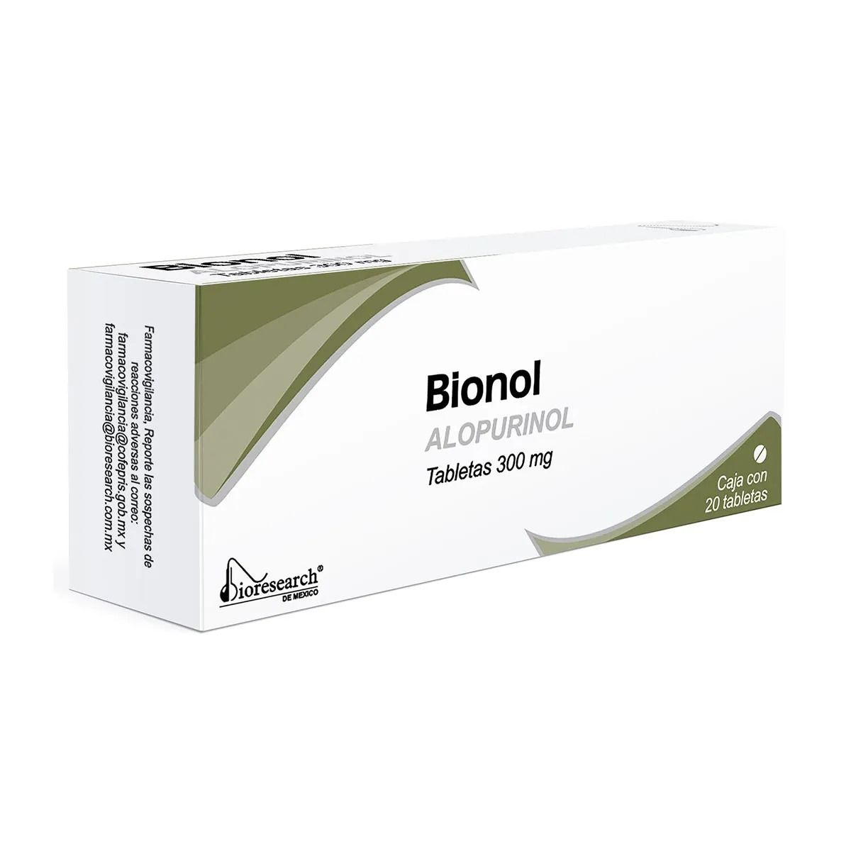 BIONOL 300 MG 20 TAB