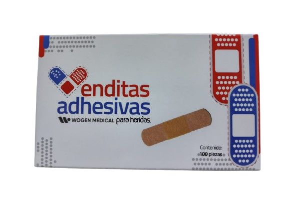 VENDITAS ADHESIVAS PARA HERIDAS CAJA 100 PZAS