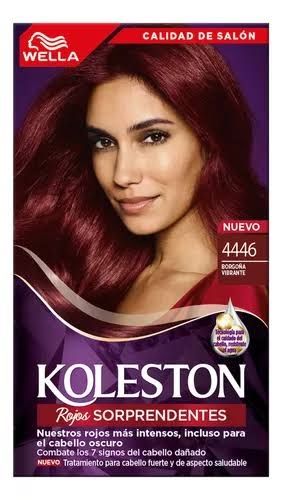 TINTE PARA EL CABELLO KOLESTON N-4446 BORGOÑA VIBRANTE