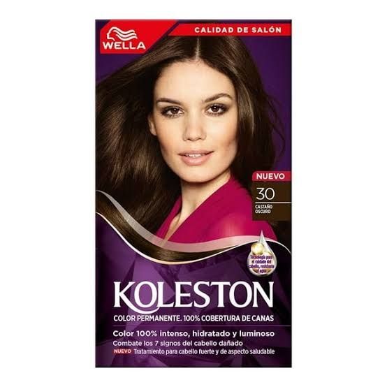 TINTE PARA EL CABELLO KOLESTON N-30 CASTAÑO OSCURO