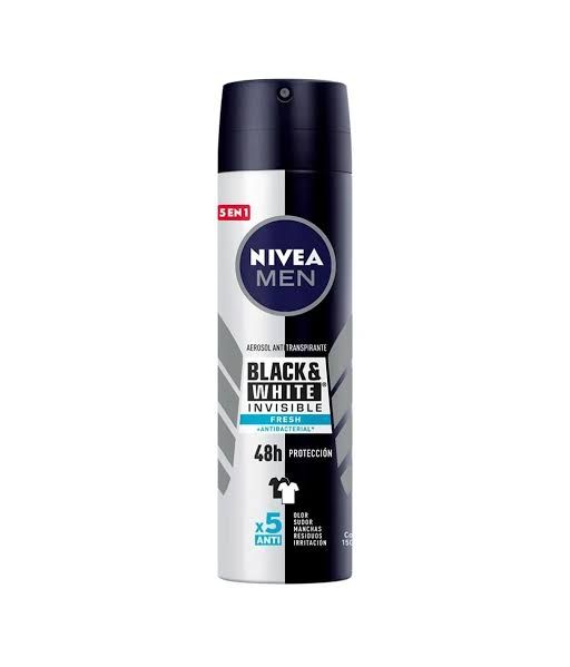 DESODORANTE NIVEA MEN B&amp;W FRESH SPRAY 150 ML