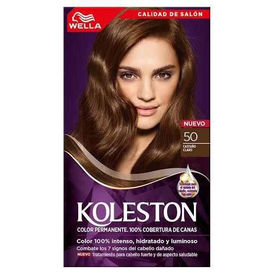 TINTE PARA EL CABELLO KOLESTON N-50 CASTAÑO CLARO