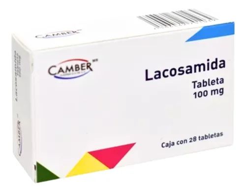 LACOSAMIDA 100 MG 28 TAB CAMBER