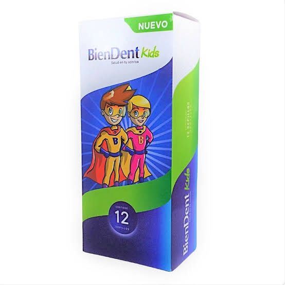 CEPILLO DENTAL KIDS EXHIBIDOR 12 PZAS BIENDENT