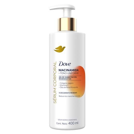 SERÚM CORPORAL DOVE NIACIDAMINA +TONO UNIFORME 48 H FCO 400 ML